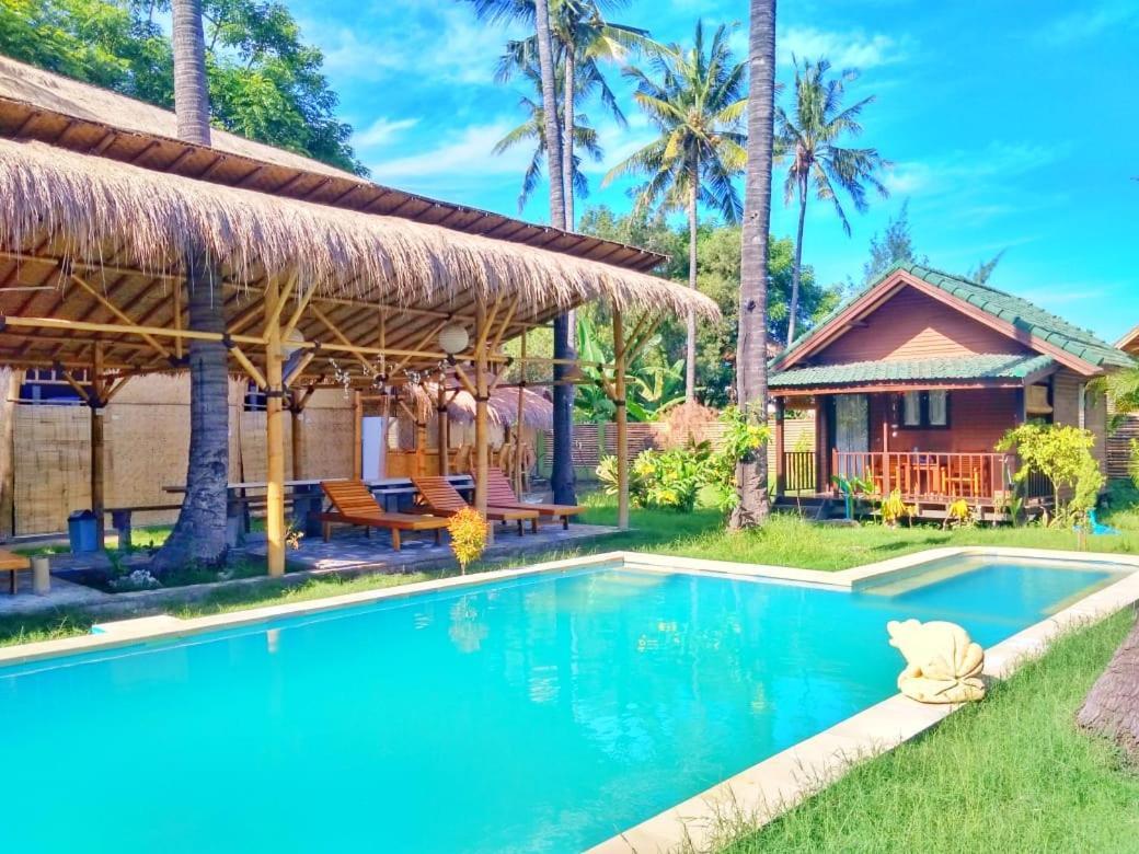 Oasi Bungalows Otel Gili Air Dış mekan fotoğraf